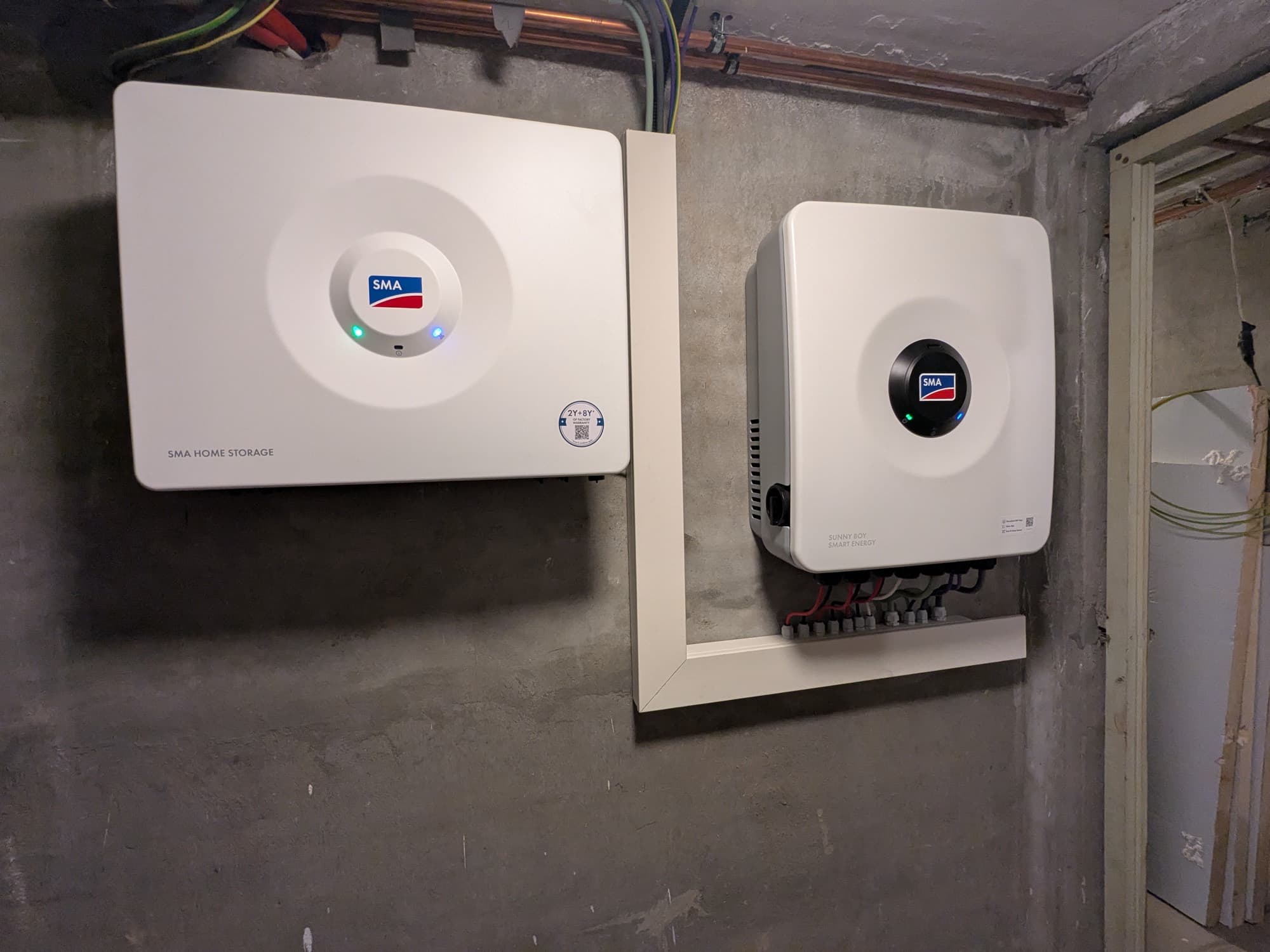 Thuisbatterij-installatie met omvormer (project HVT)